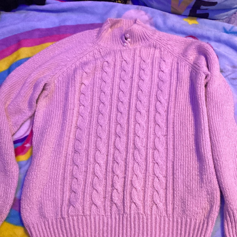 Pink sweater
